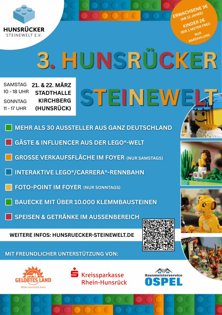 Die 3. Hunsrücker Steinewelt steht vor der Tür!