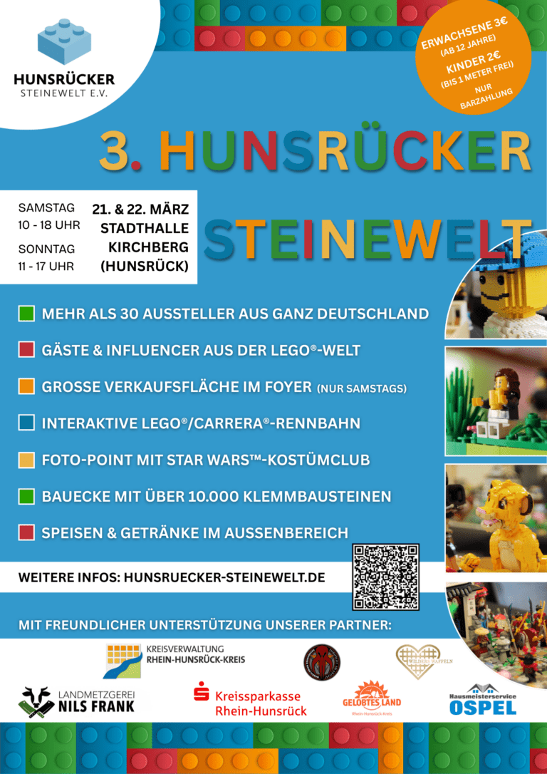 Die 3. Hunsrücker Steinewelt steht vor der Tür!